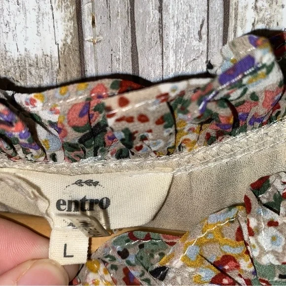 Entro Picture Perfect Floral Blouse - Picture 8 of 8